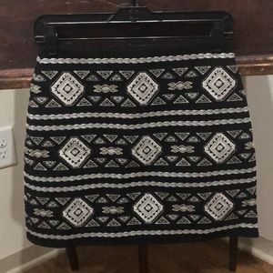 Ark & Co Embroidered Party Mini Skirt